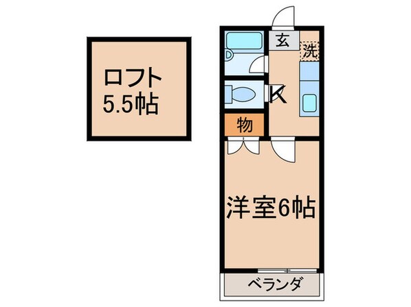 ファーボ藤原の物件間取画像